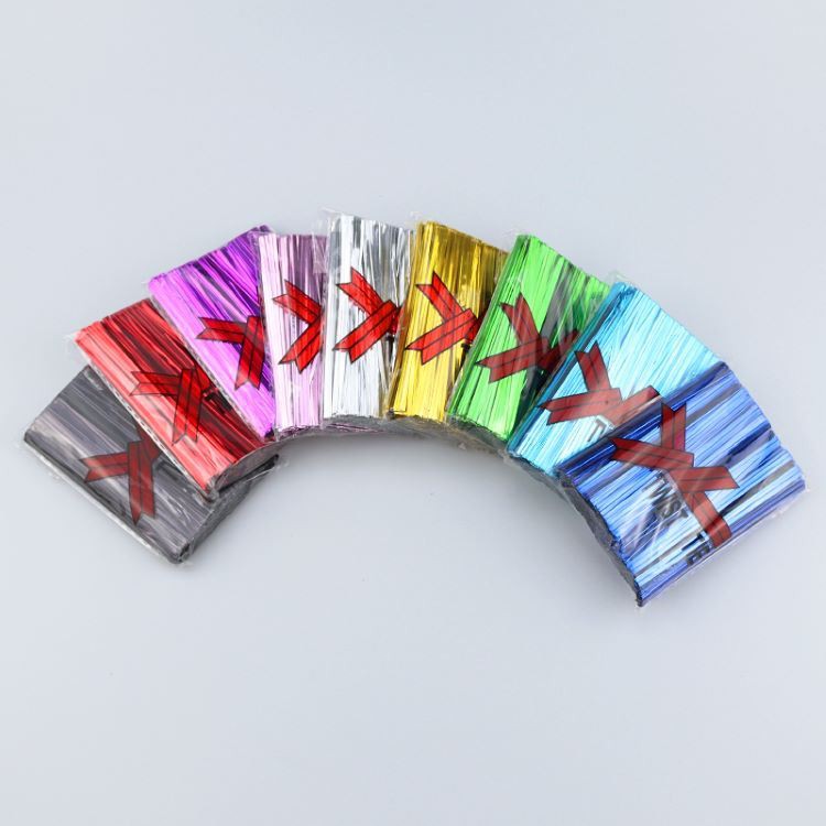 Colourful Binding Surface Wrapping Wire Bread Bags Sealing PET Twist Ties For Bakery Colourful Binding Surface Wrapping Wire Bread Bags Sealing PET Twist Ties For Bakery
