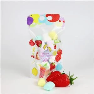 Kohandatavad läbipaistvad puuviljade isesulguvad kotid