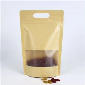 Aknaga jõupaberist lukuga kott